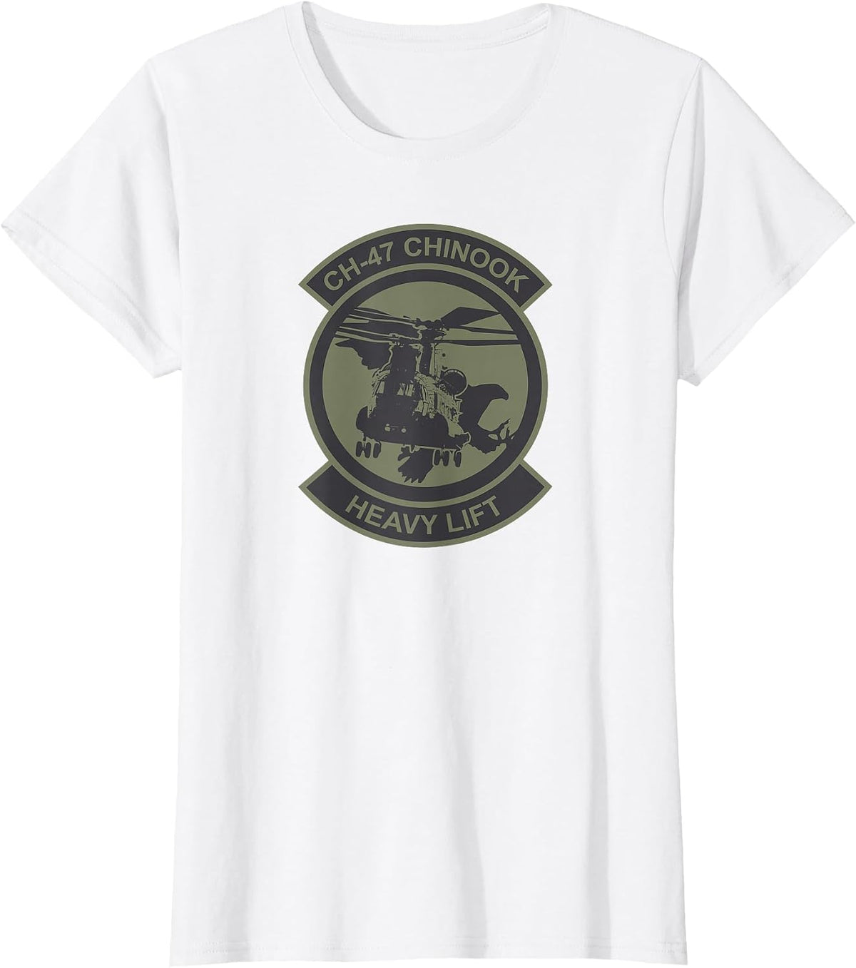 CH-47 Chinook (Subdued) T-Shirt - White