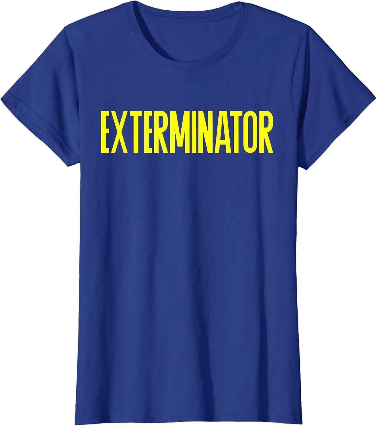 Exterminator Halloween Costume Pest Control Exterminator T-Shirt - Royal Blue