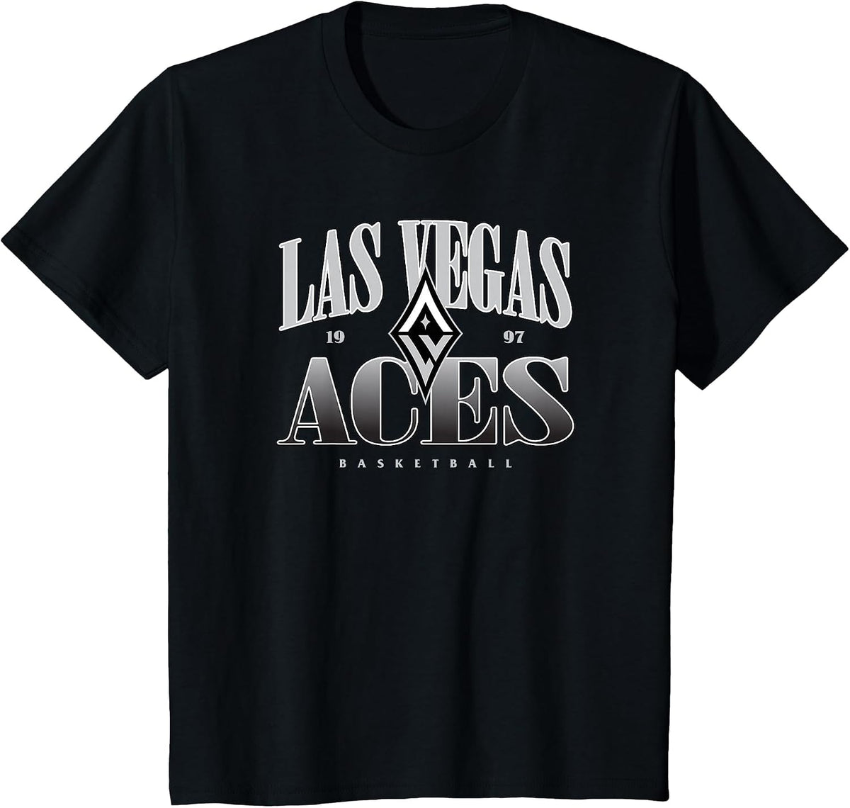 WNBA Las Vegas Aces Courtside T-Shirt - Black