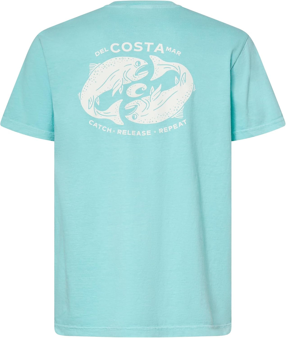 Costa Del Mar Men's Catch Release Repeat T-Shirt - Chalky Mint