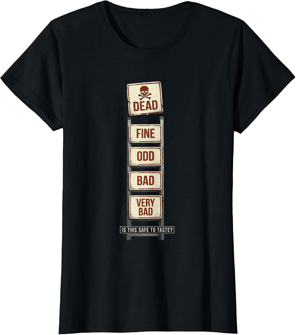 Is This Safe To Taste Funny Periodic Table Chemistry Teacher T-Shirt - Black