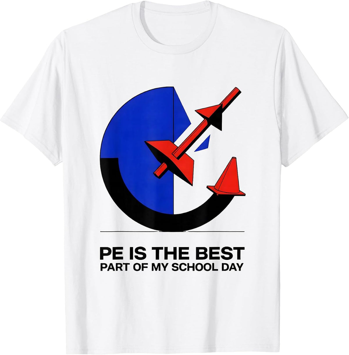 Men's PE Is The Best Part Of My School Day PE Teacher Gym Class T-Shirt - White