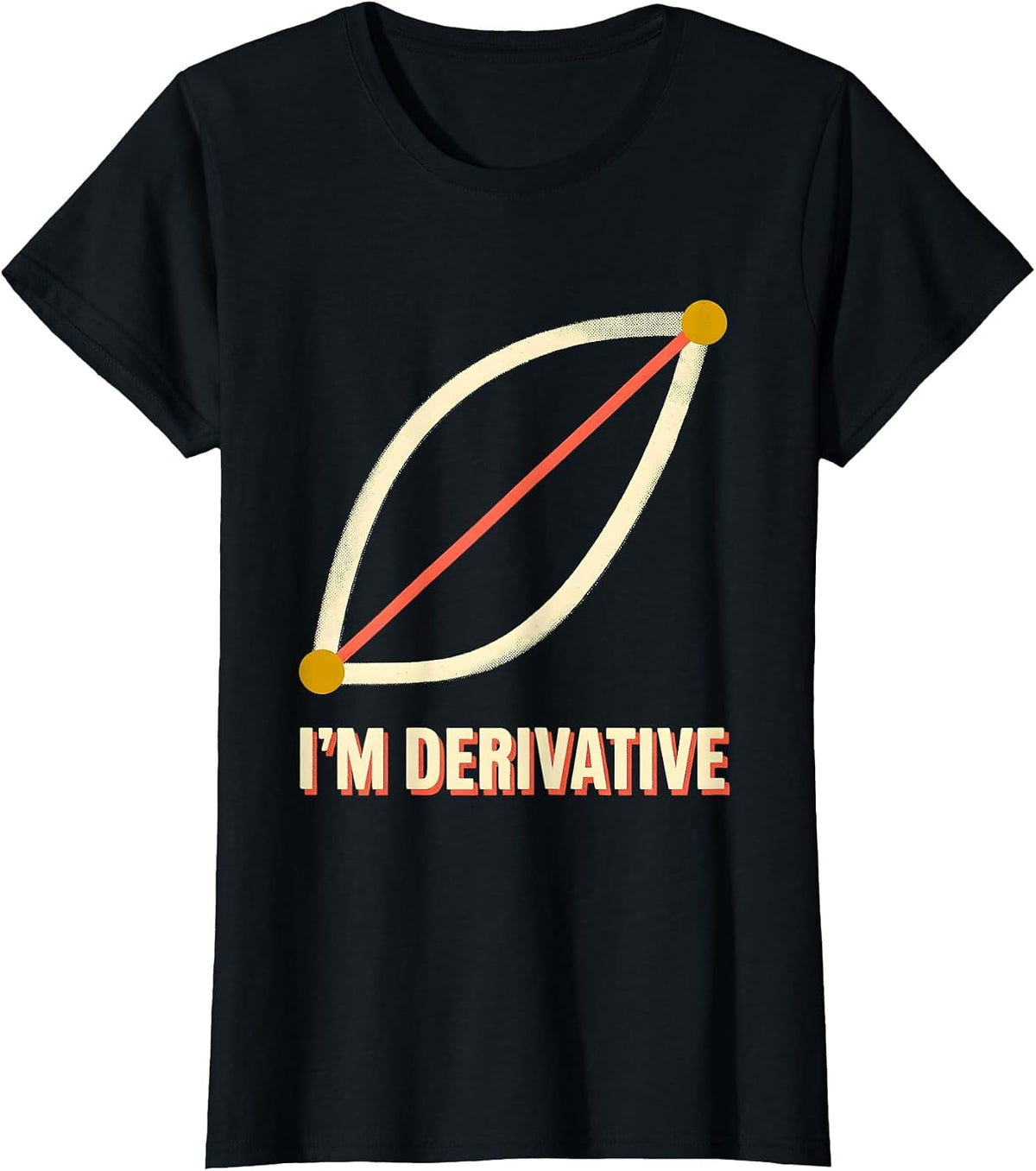 I'm Derivative Funny Math Teacher Nerd Pun Humor Gift T-Shirt - Black