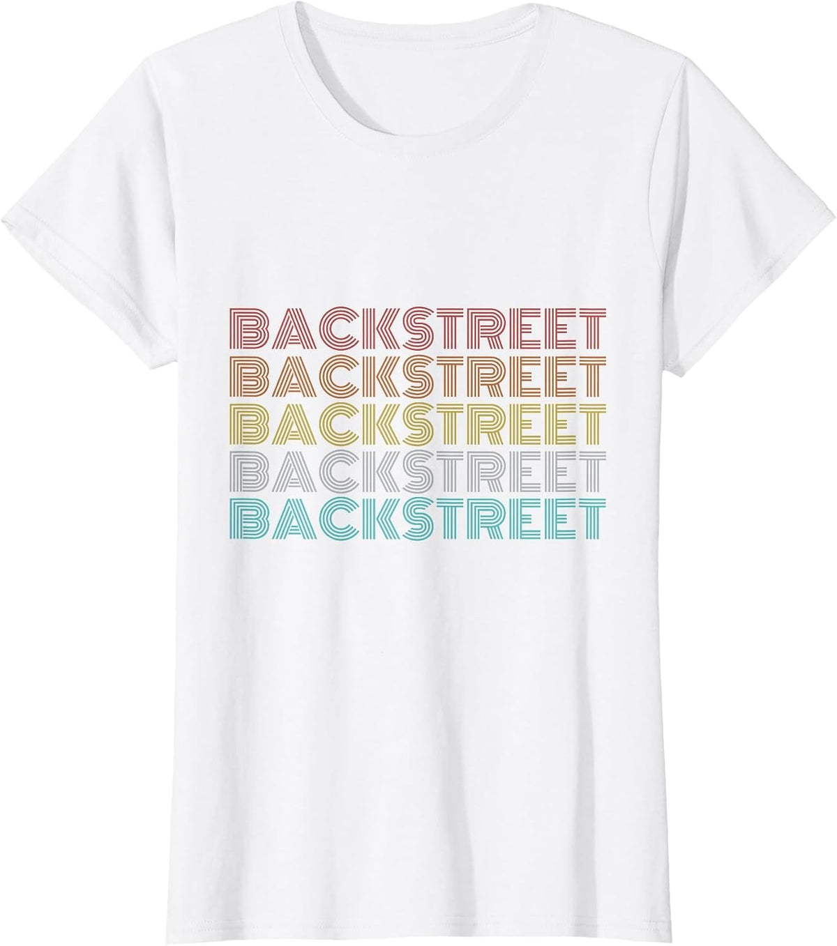 Retro Vintage Backstreet T-Shirt - White