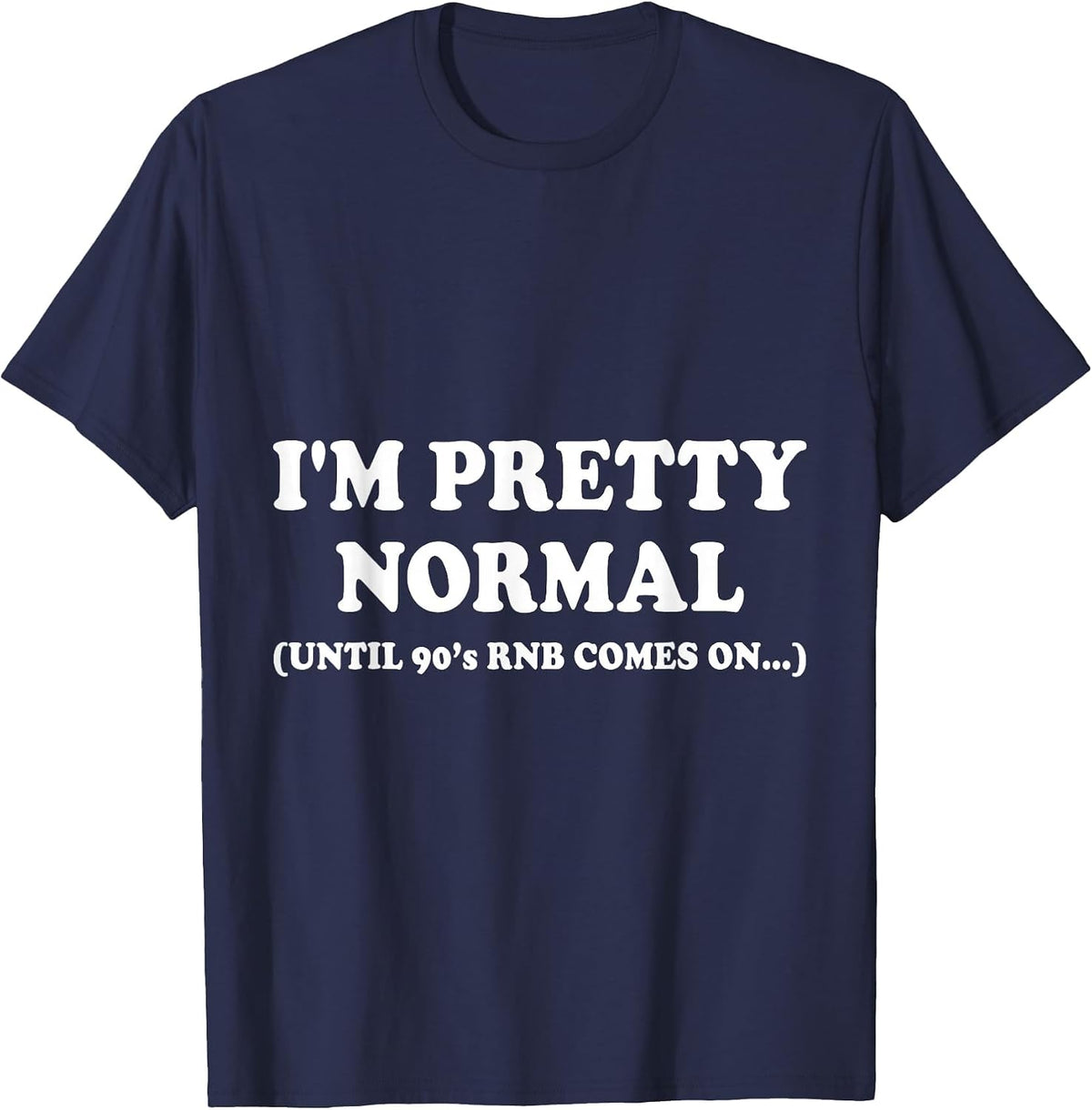 R&B Artist Girls Vintage 90 s r and b Graphic T-Shirt - Navy Blue