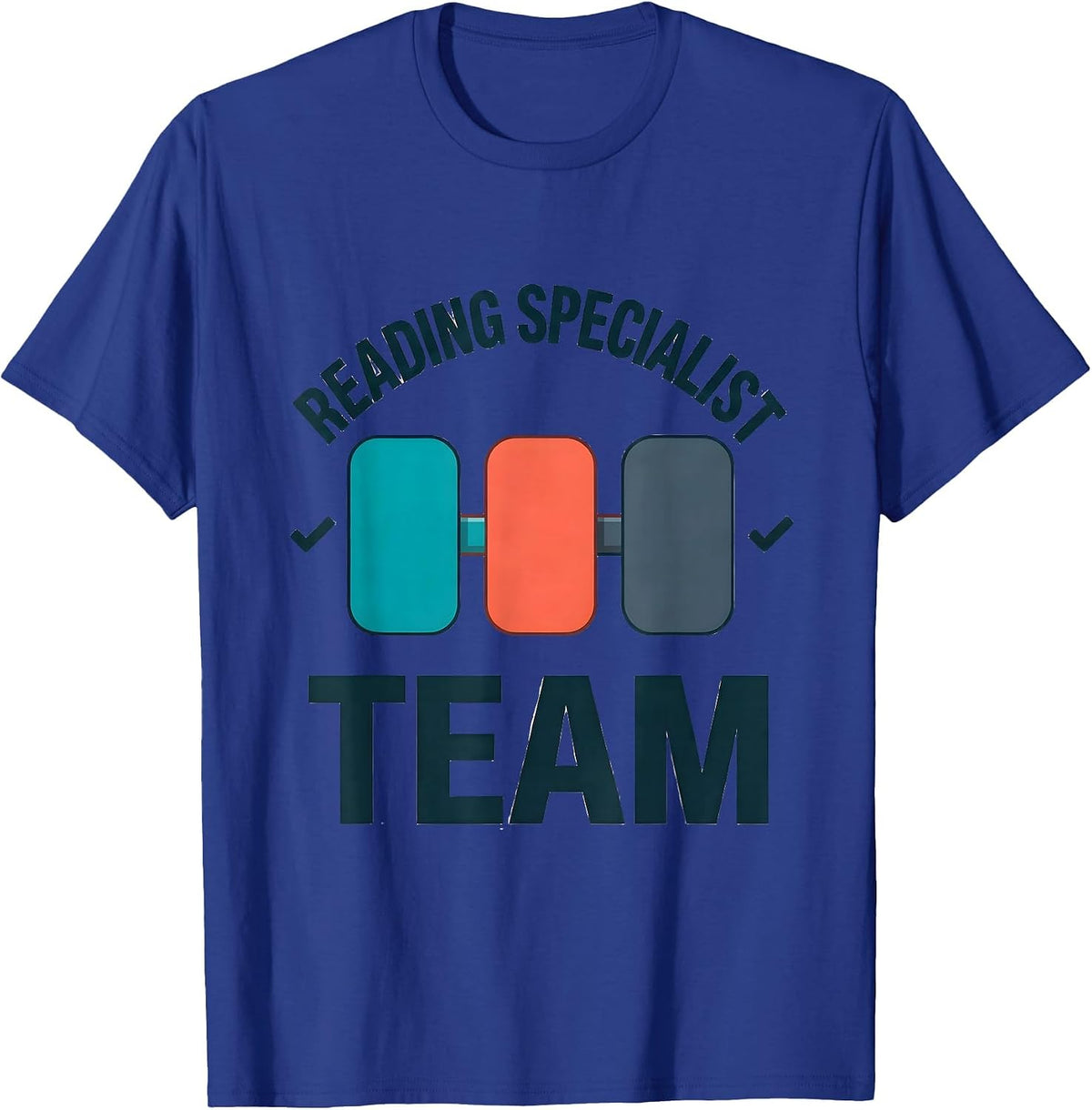 Reading Specialist Team Structured Literacy Phonics Teacher T-Shirt - Royal Blue