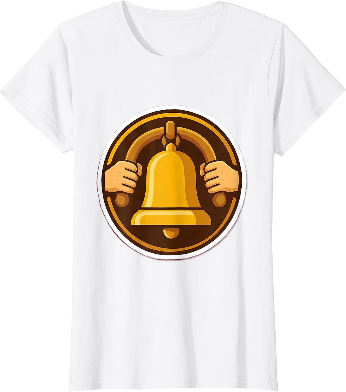 Third Grade Teacher Old School Bell Illustration T-Shirt - White