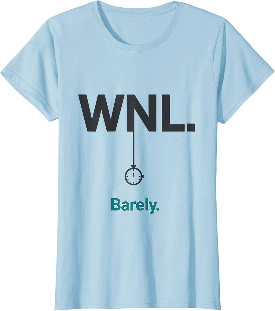 Women's WNL Barely Minimalist Vet Tech Halloween Veterinary T-Shirt - Baby Blue