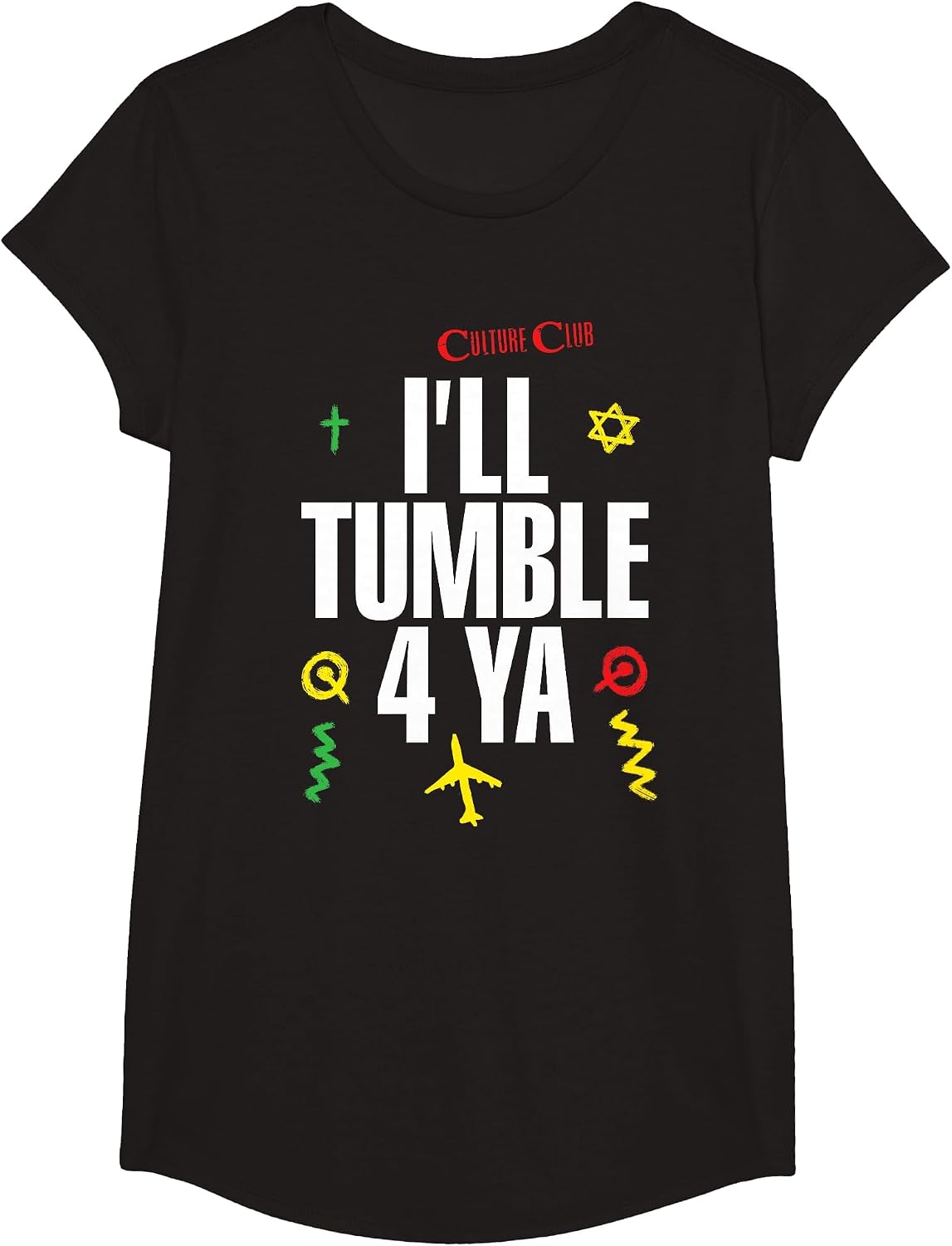 Culture Club Tumble 4 Ya T-Shirt - Girls Black