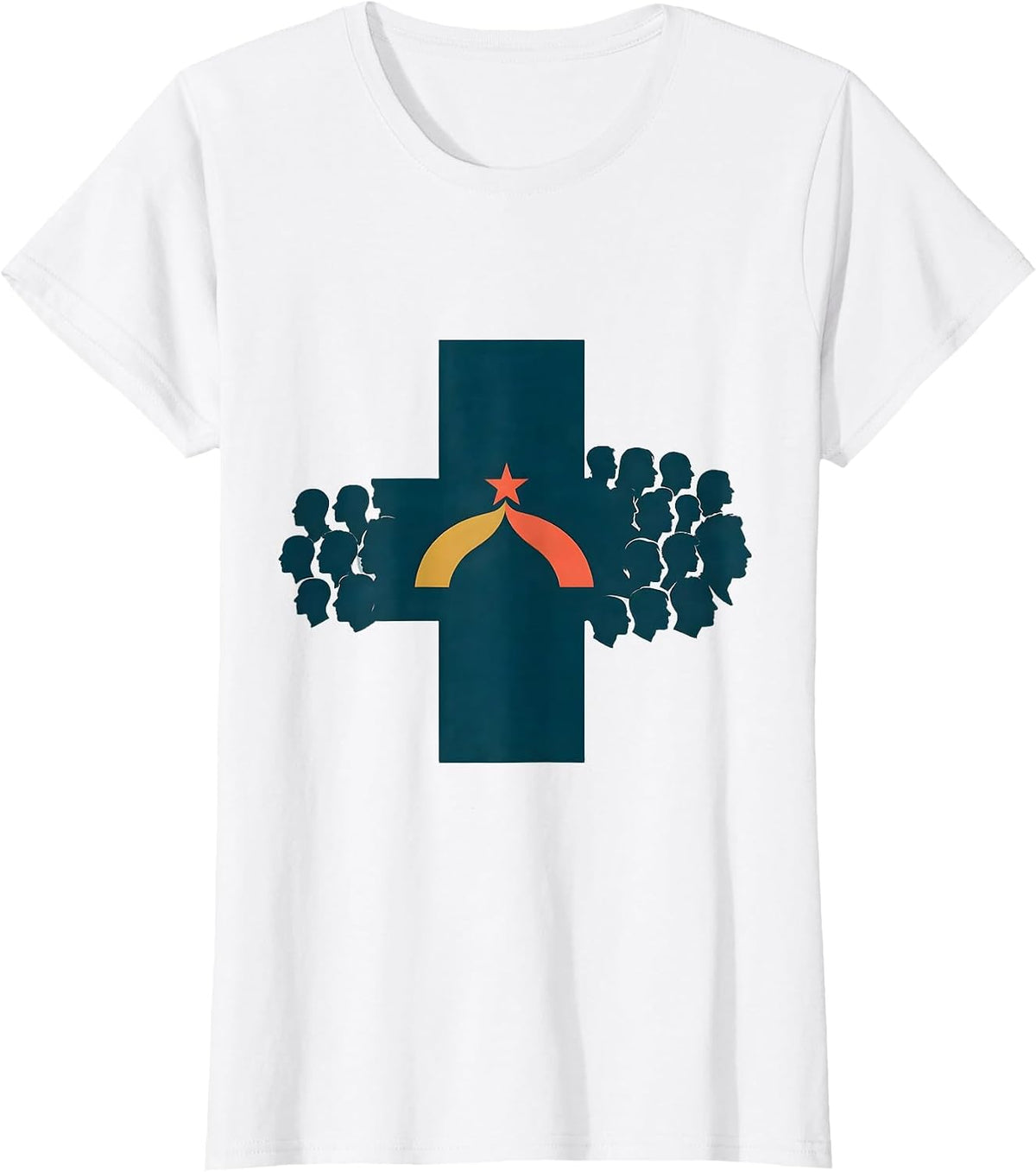 Equality Greater Than Division Juneteenth Crowd Symbol T-Shirt - White