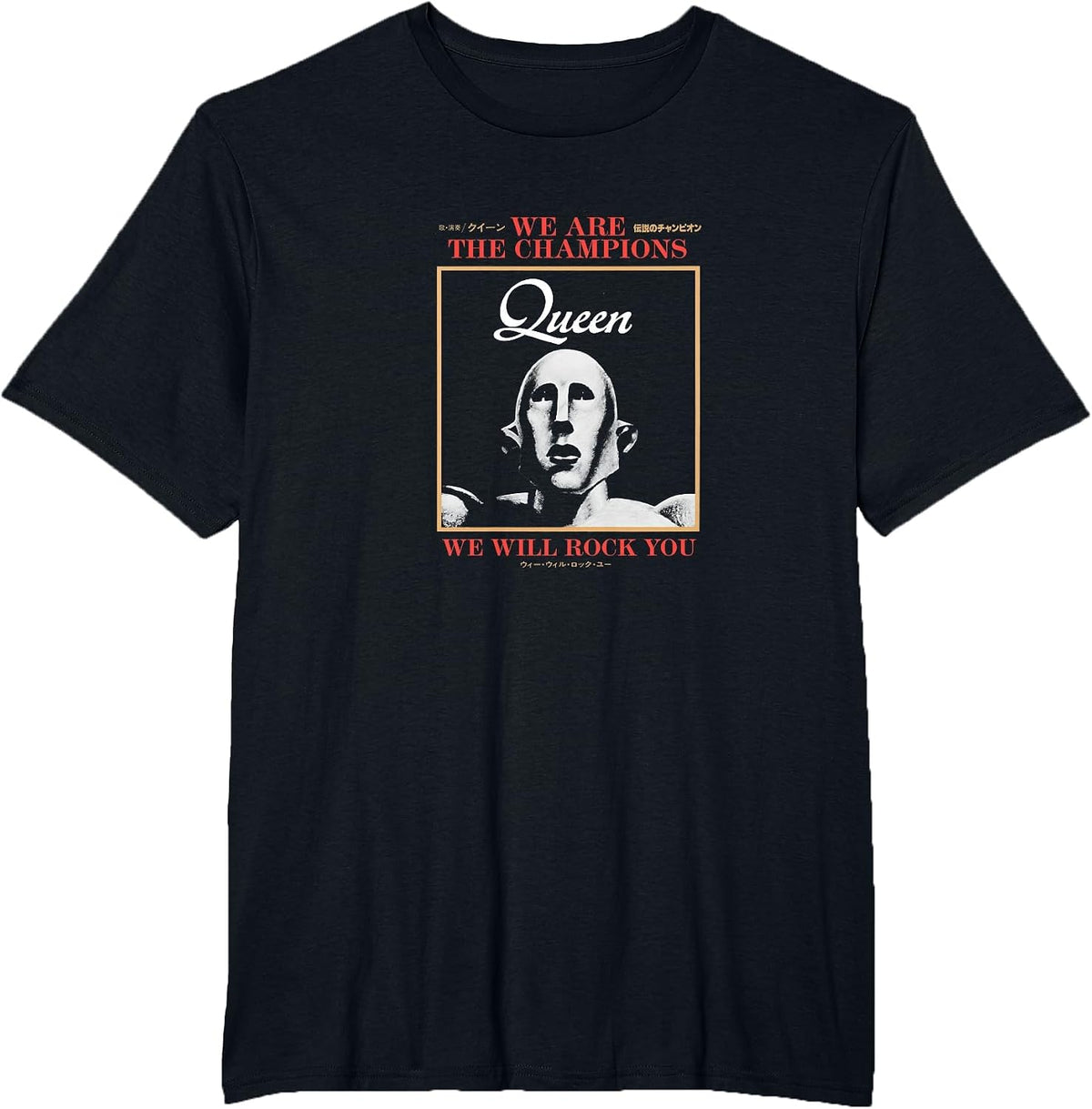 Queen We are The Champions T-Shirt - Black