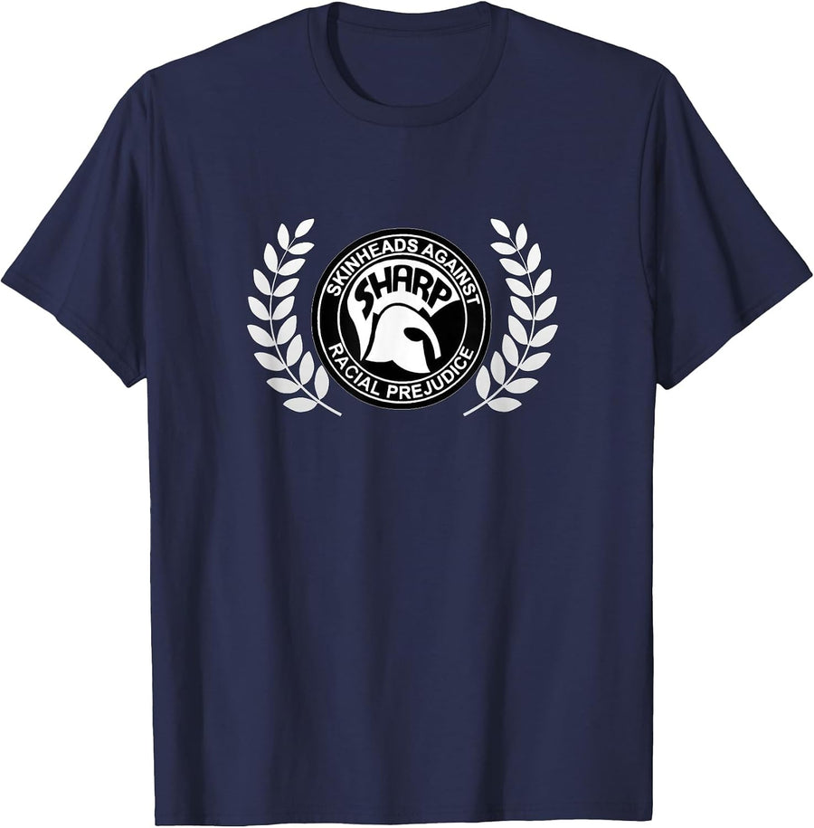 Traditional Skinhead S.H.A.R.P, Oi, Ska, Skinhead-Sharp T-Shirt - Navy Blue