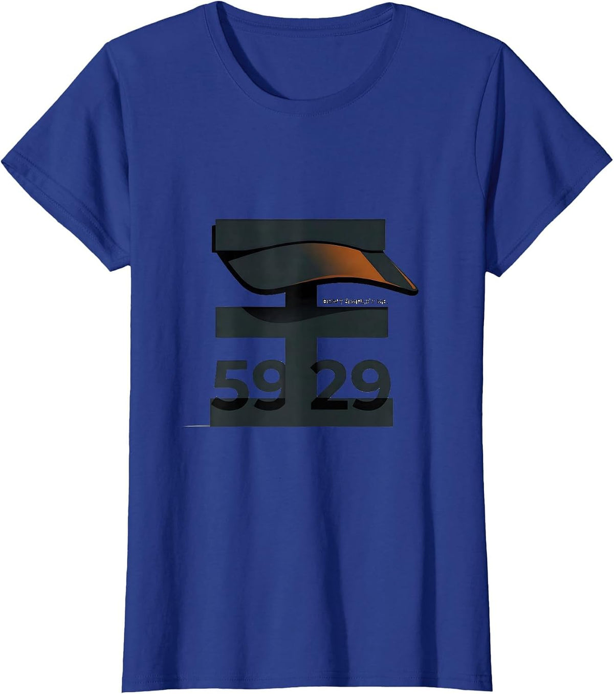 Women's √5929 Don't Simplify Me Math Teacher Birthday Gift For Age T-Shirt - Royal Blue