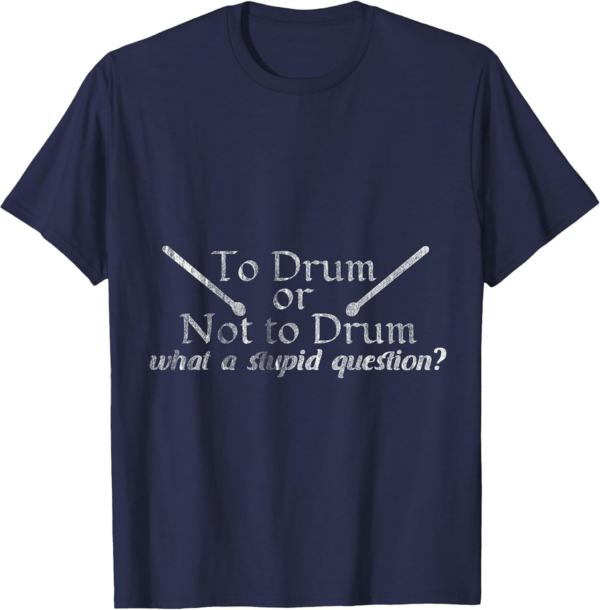 Drums T-Shirt - Navy Blue