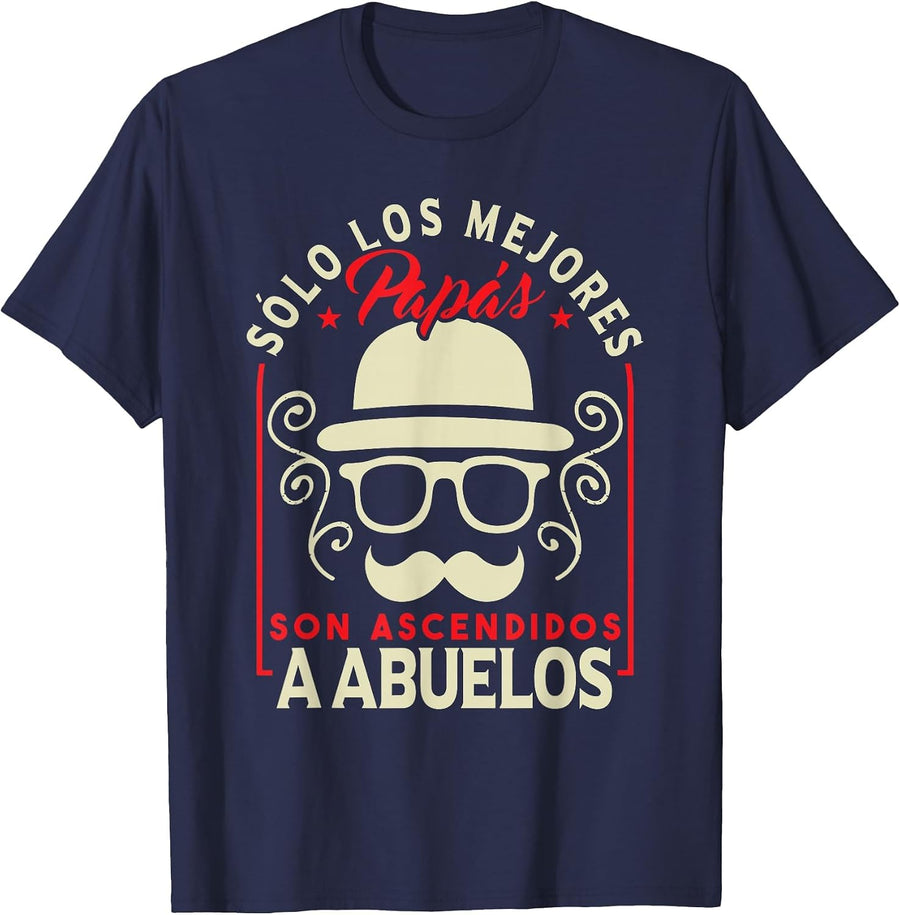 Abuelo Embarazado Anunciar Abuelos Primerizos Dia Del Padre T-Shirt - Navy Blue