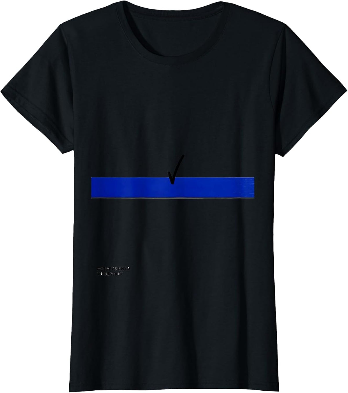 Women's No Incidents To Report Funny Cybersecurity IT Professional T-Shirt - Black