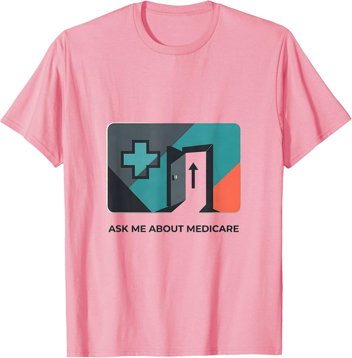 Men's Ask Me About Medicare Funny Realtor Real Estate Agent Gift T-Shirt - Pink