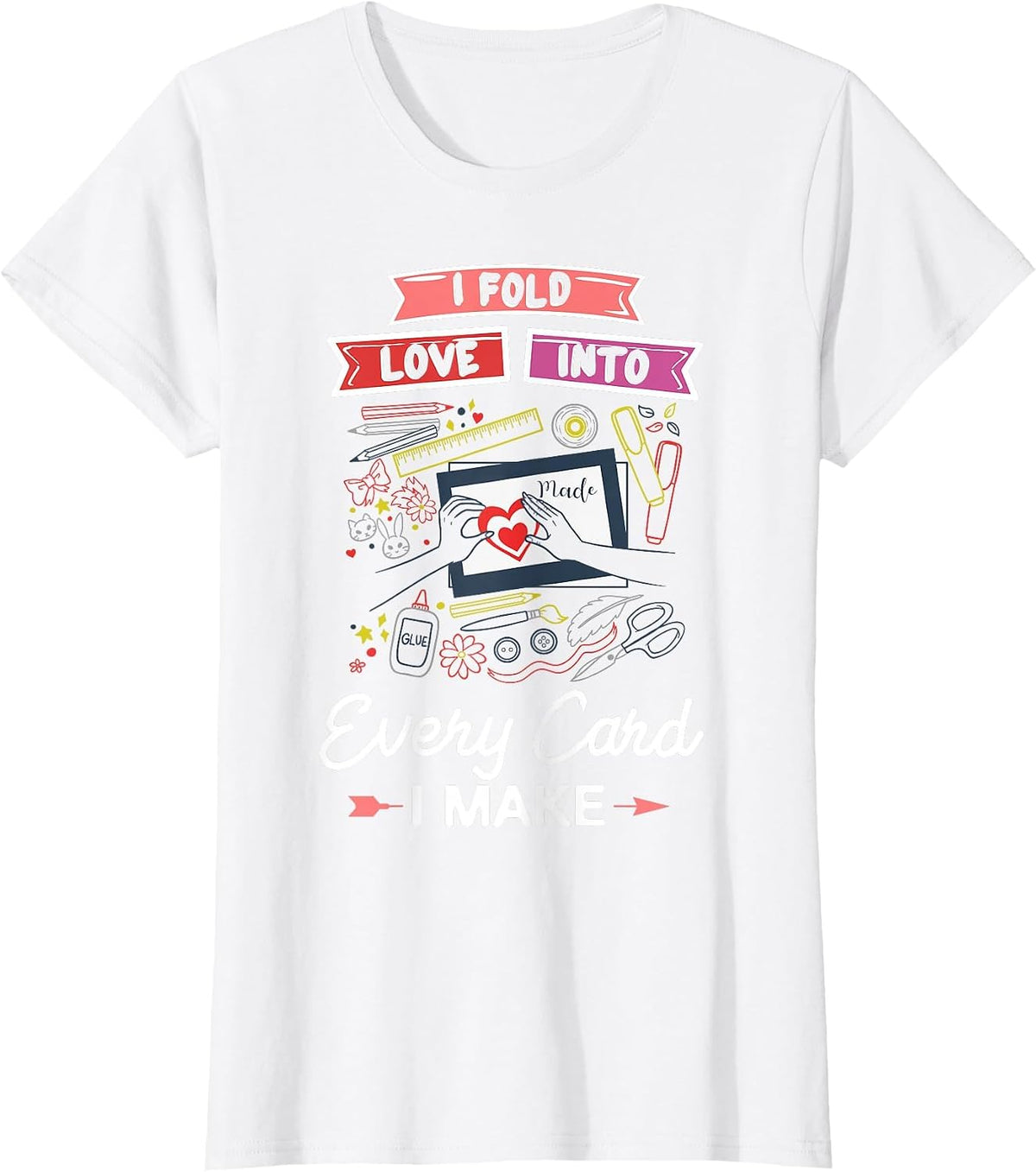 Scrapbooking Scrapbook Beginner Crafting Cardmaking T-Shirt - White