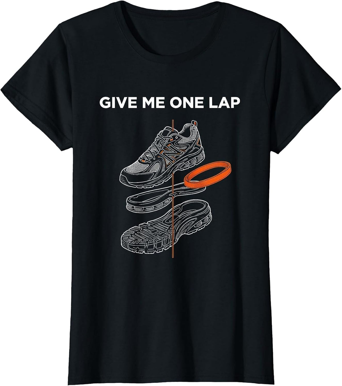 Give Me One Lap PE Teacher Back To School Humor T-Shirt - Black