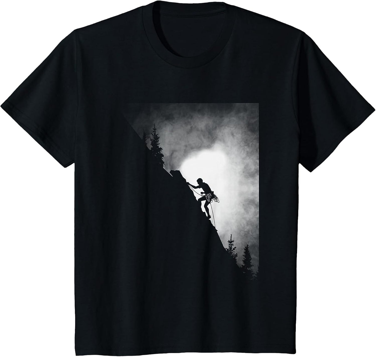 Rock Climbing T-Shirt - Black