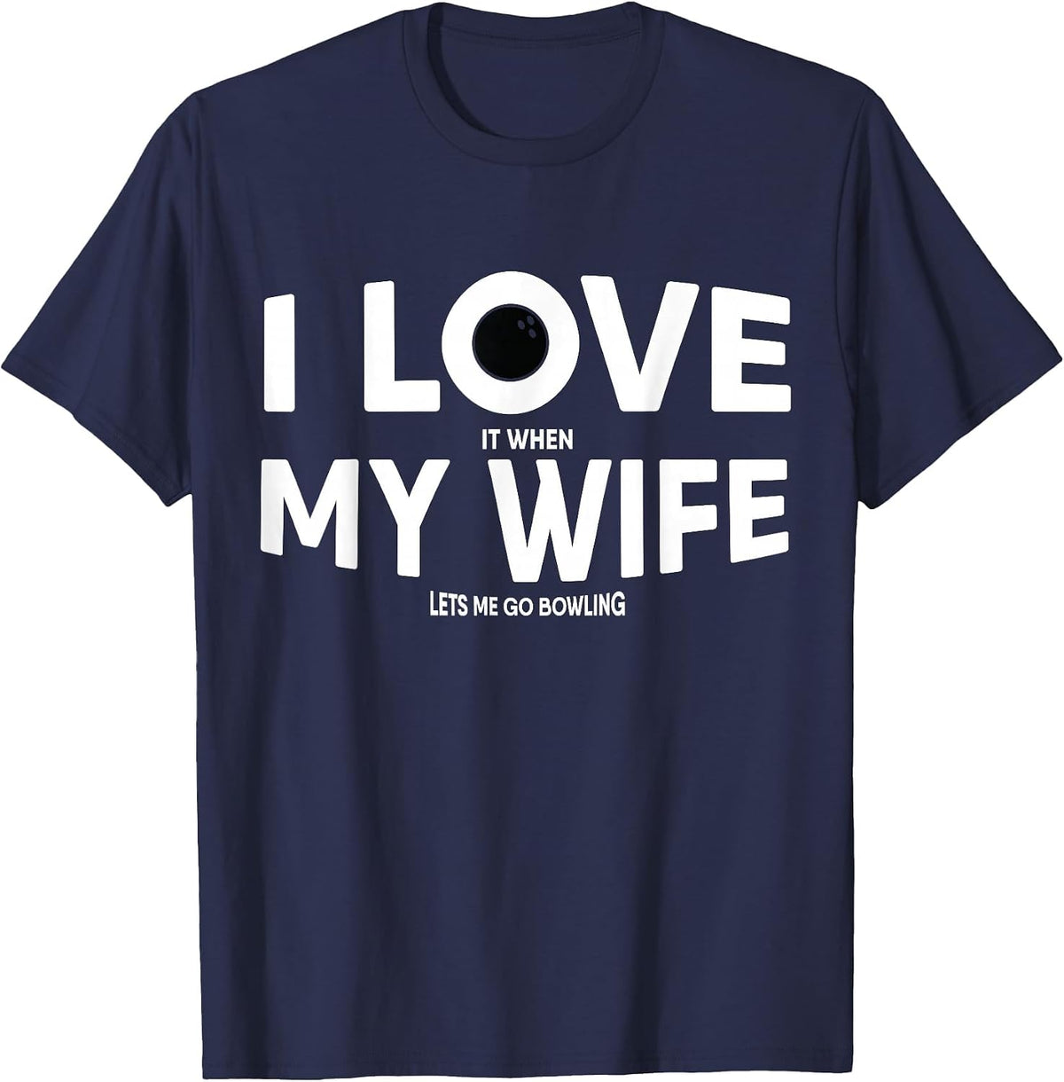 Funny Bowling Quote for Bowlers T-Shirt - Navy Blue