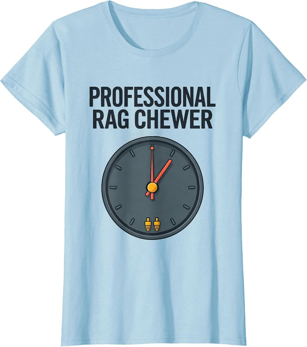 Women's Professional Rag Chewer Funny Ham Radio Operator Hobbyist T-Shirt - Baby Blue