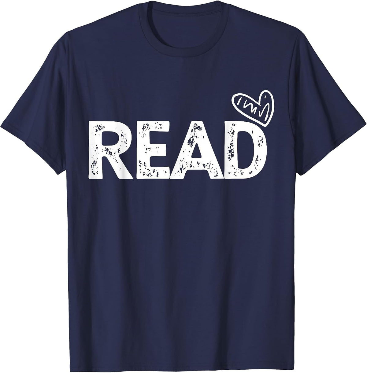 Reading Book English Teacher T-Shirt - Navy Blue
