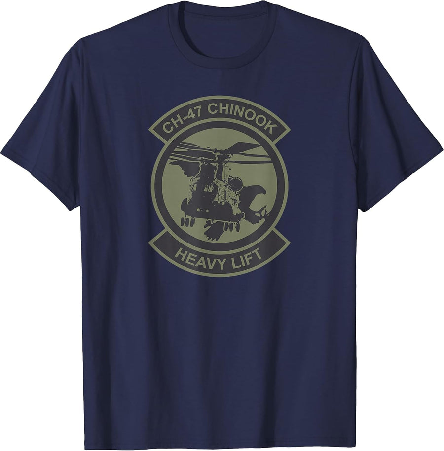 CH-47 Chinook (Subdued) T-Shirt - Navy Blue