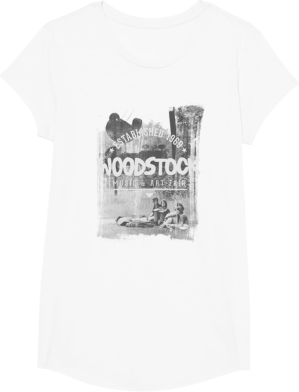 Woodstock - Established in 1969 T-Shirt - Girls White