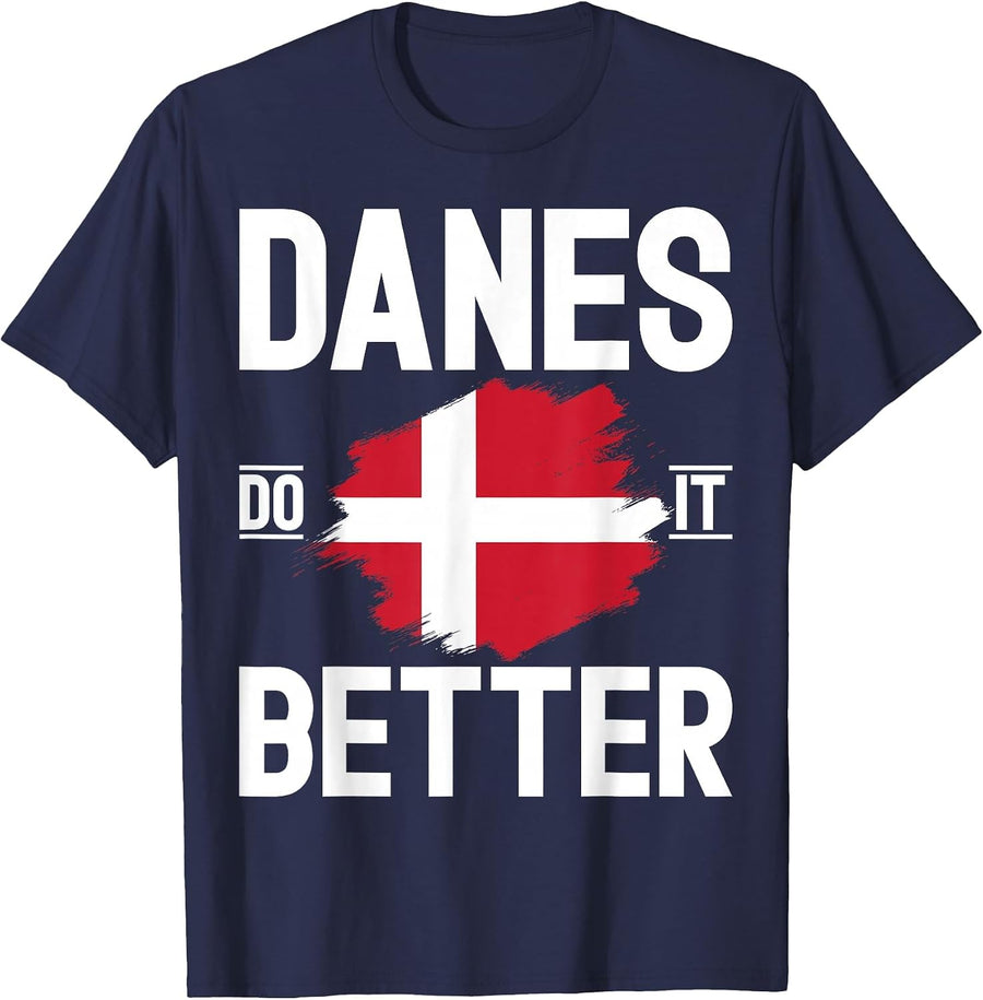 Danes do it Better Danish T-Shirt - Navy Blue