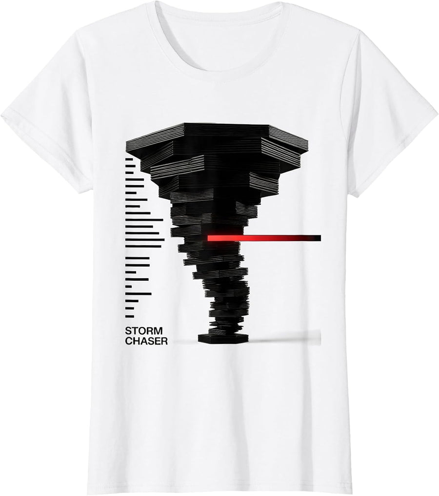 Women's Storm Chaser Swiss International Meteorology Enthusiast T-Shirt - White