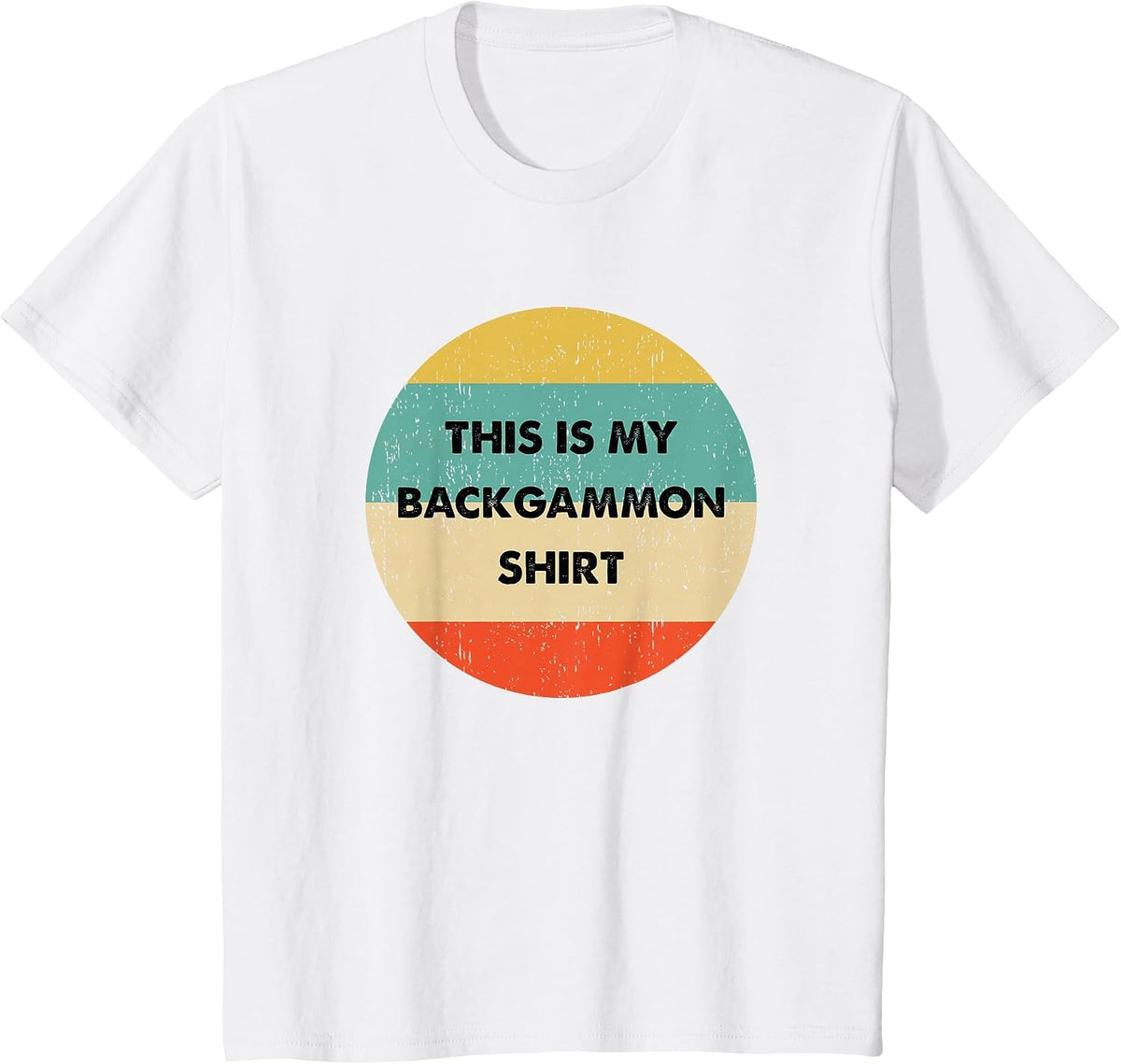 This is My Backgammon T-Shirt - White
