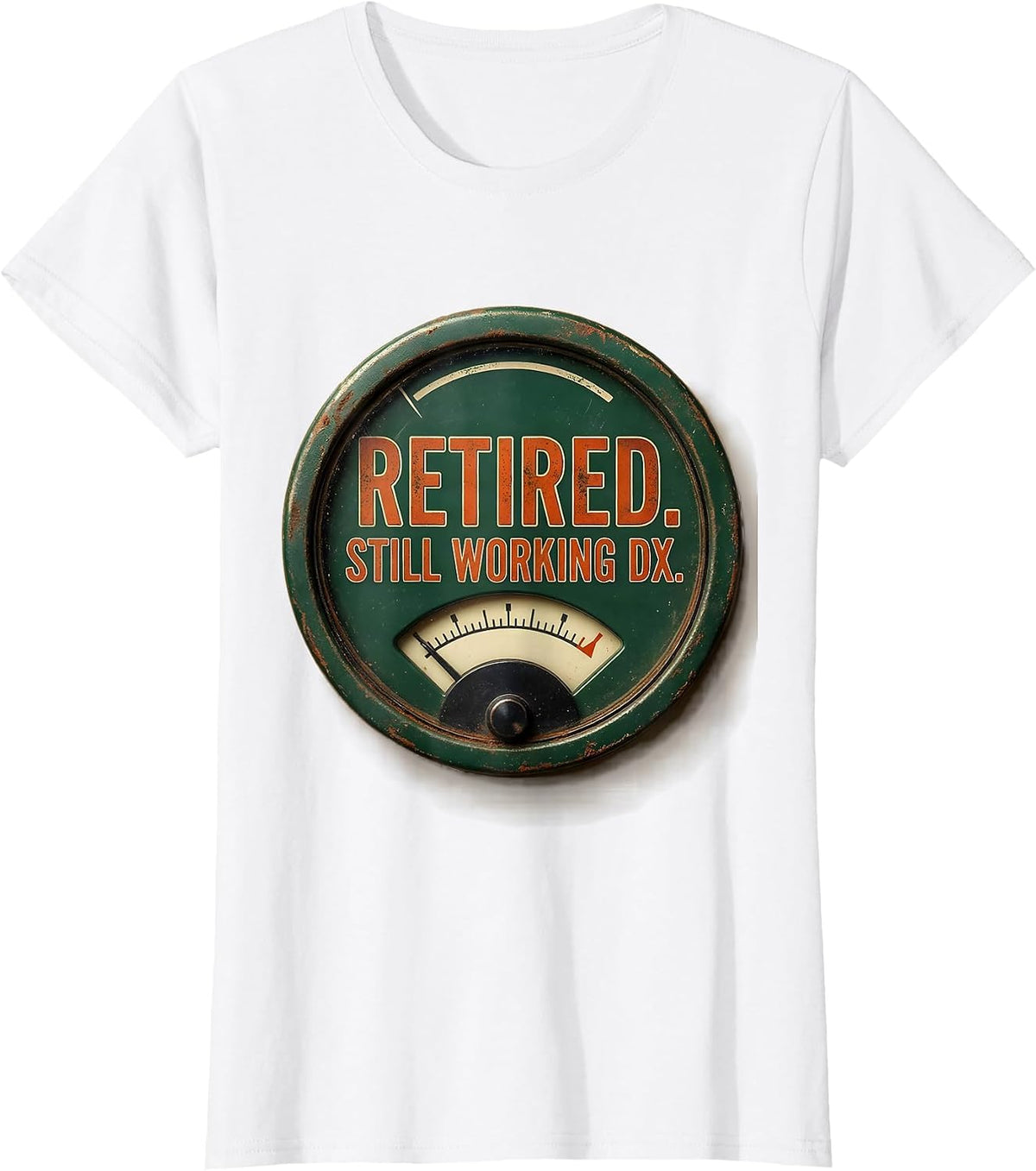 Retired Still Working DX Vintage Ham Radio Operator Hobby T-Shirt - White