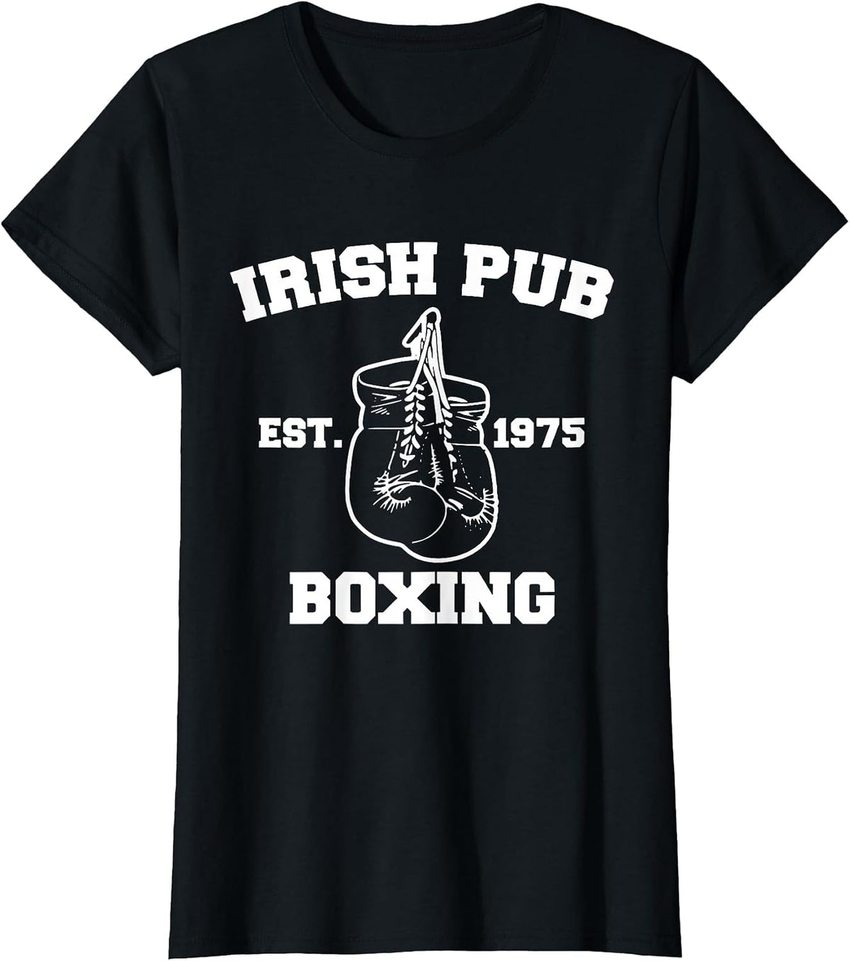 Funny Boxing Irish Pub Sport Happy Saint Patricks Day T-Shirt - Black
