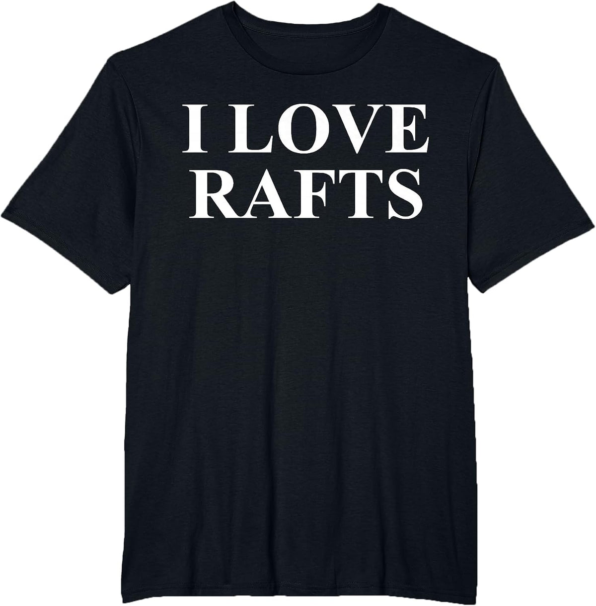 Funny Rafting Apparel - Great Rafter Design T-Shirt - Black