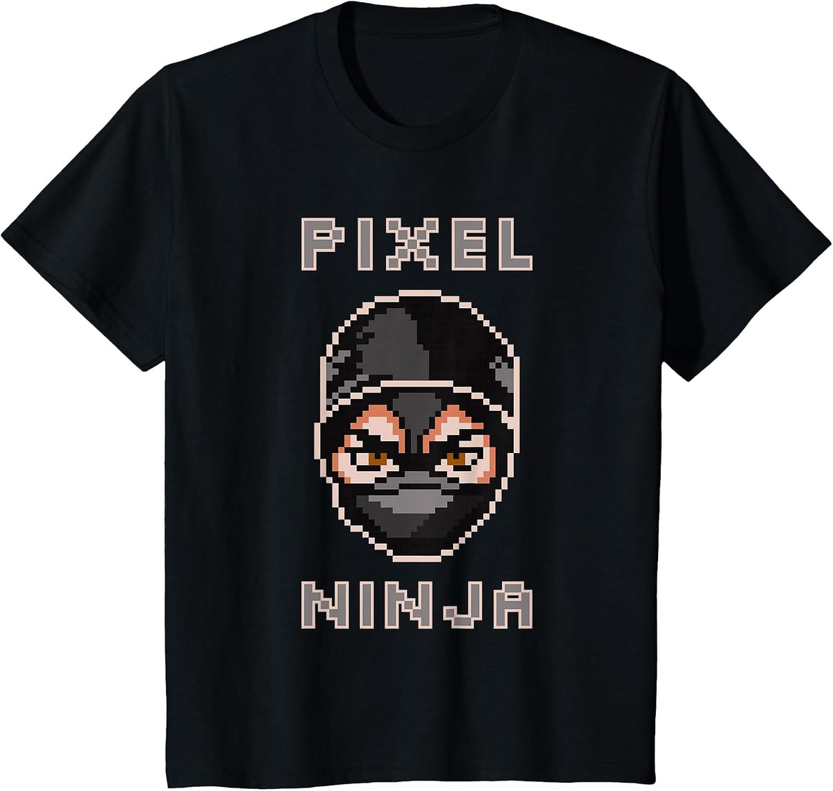 Pixel Ninja Cool Design for Professional Graphic Designers T-Shirt - Black