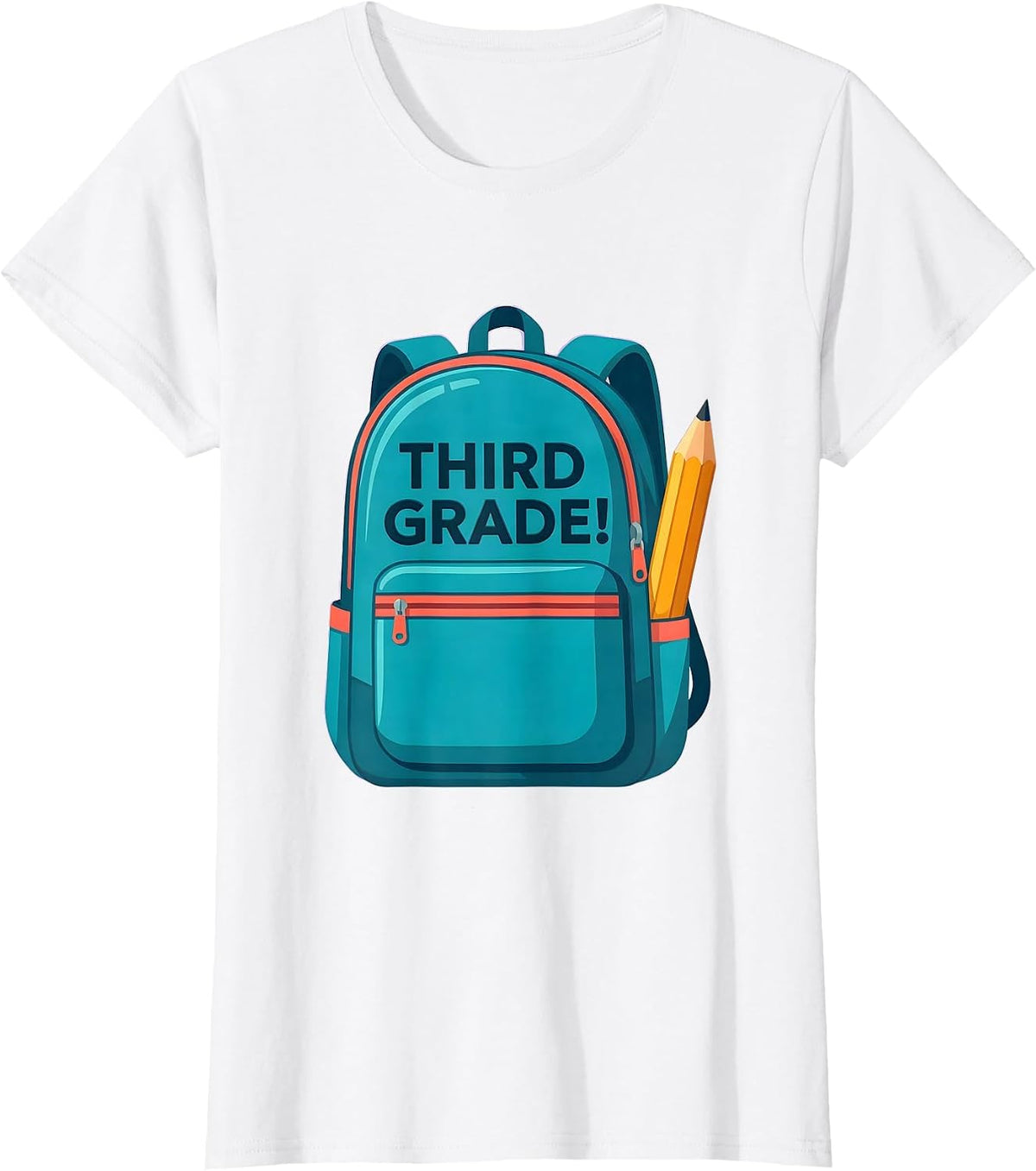 Women's Third Grade! Playful Back To School First Day of Third Grade T-Shirt - White