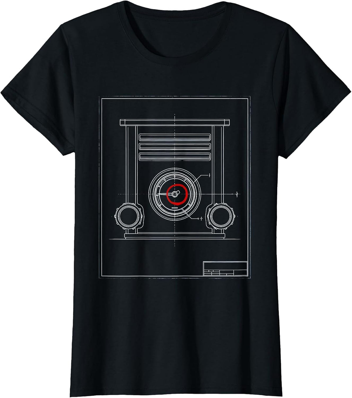 Portable Fire Pump Housing Firefighter Pride Technical T-Shirt - Black
