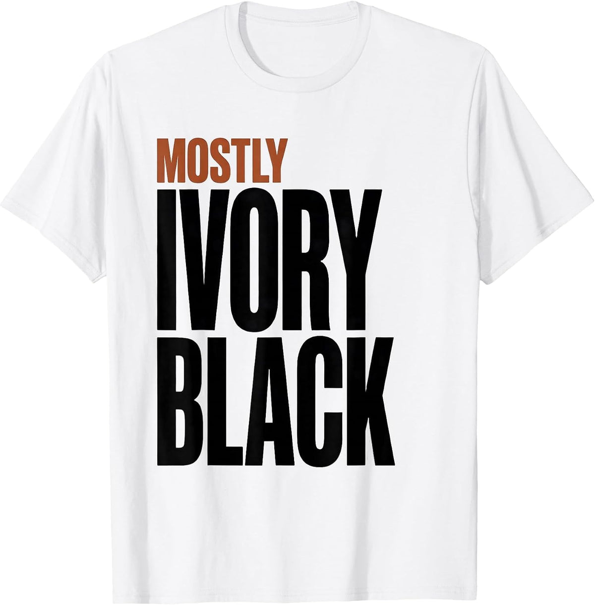 Men's Mostly Ivory Black Whimsical Art Music Teacher Halloween T-Shirt - White