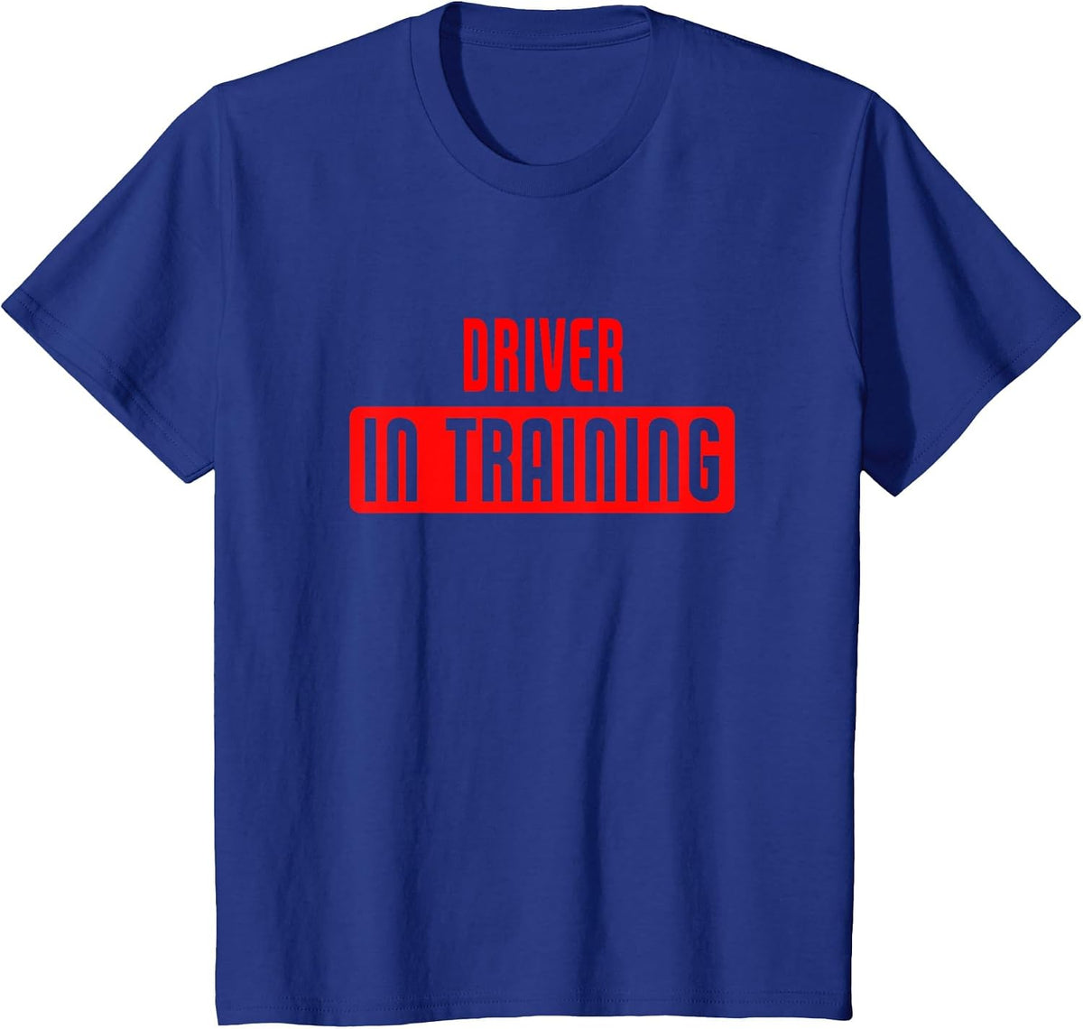 Driver in Training Future Driver T-Shirt - Royal Blue