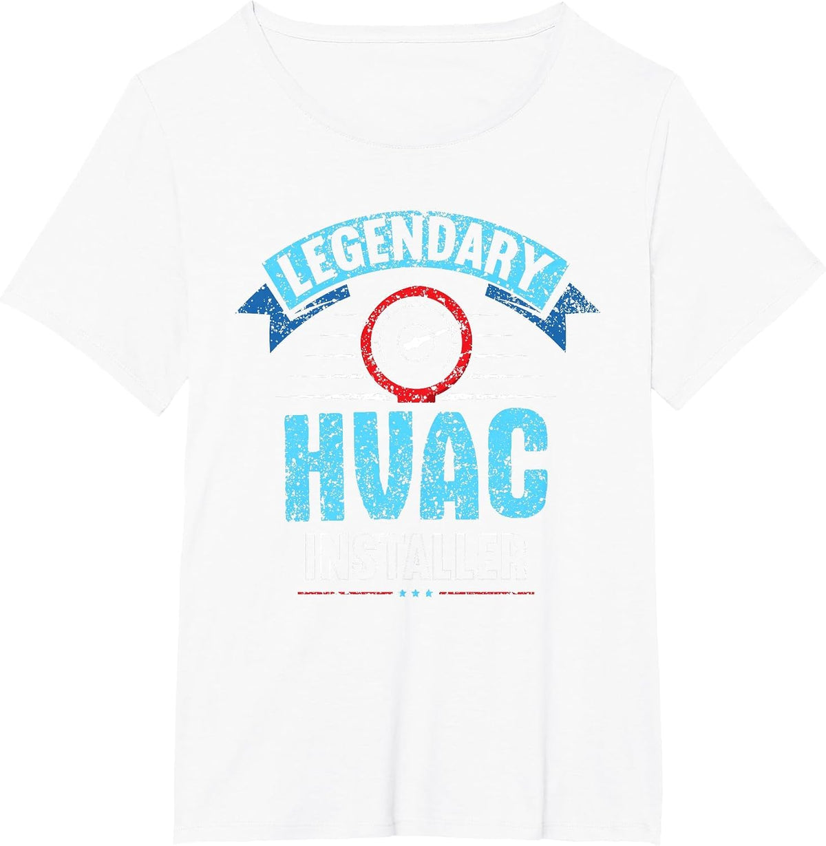 Legendary HVAC Installer Profession Tech Technician HVAC T-Shirt - White