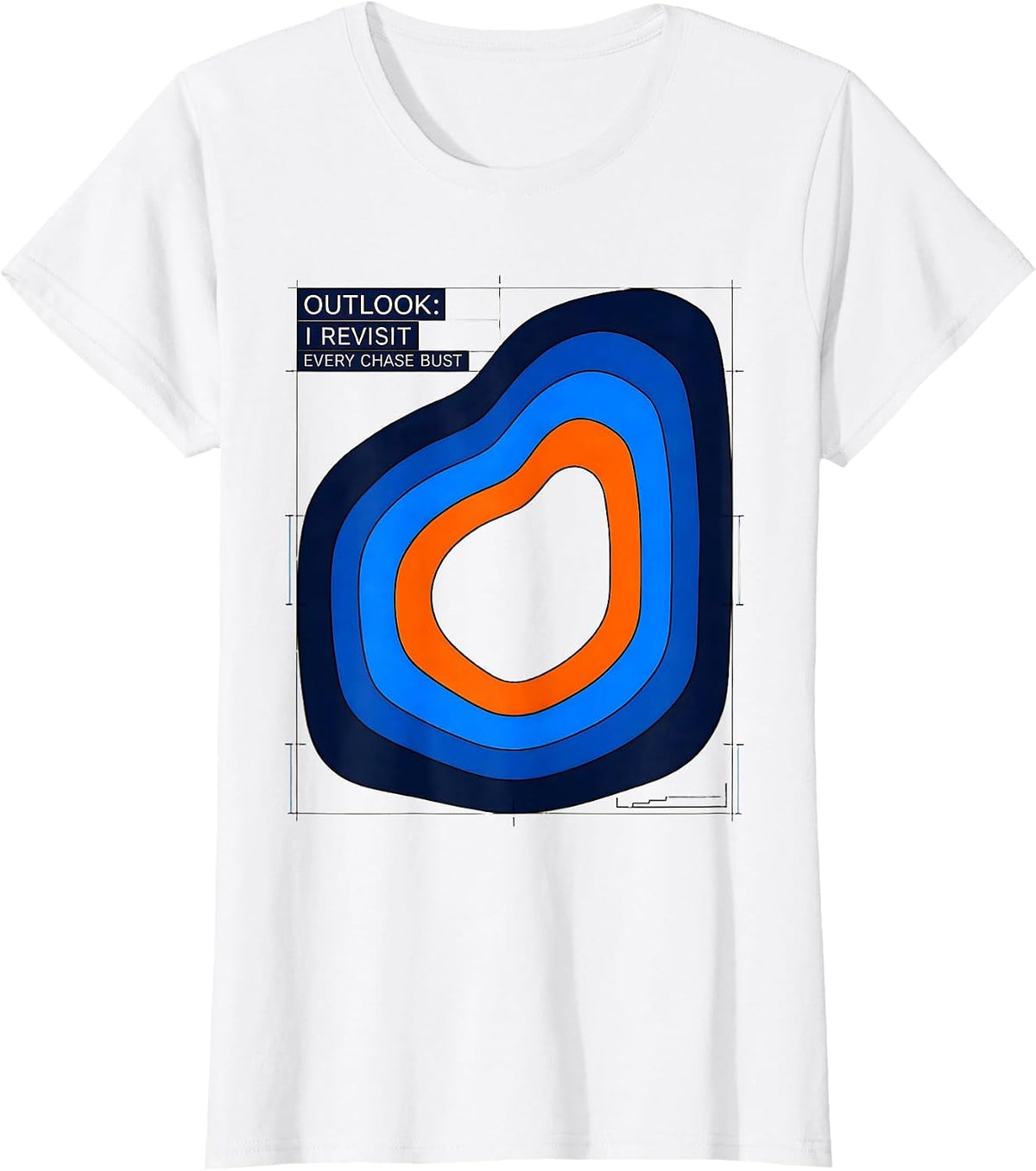 Women's Outlook: I Revisit Every Chase Bust Meteorology Storm Chaser T-Shirt - White
