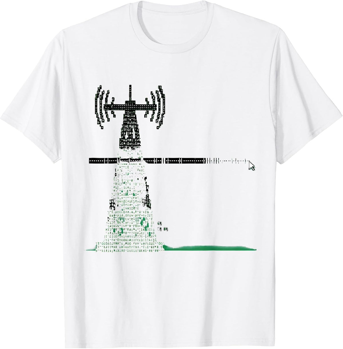 Men's CQ CQ CQ Funny Ham Radio Operator Enthusiast Humor T-Shirt - White