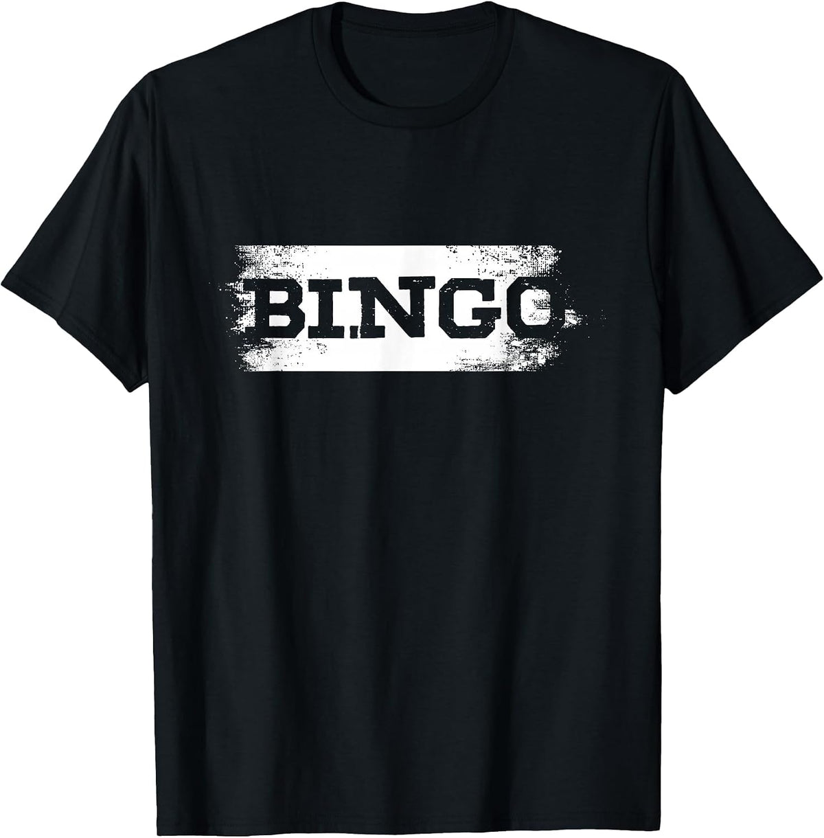 Bingo Lottery Game, Gambler, Casino, Lucky T-Shirt - Black