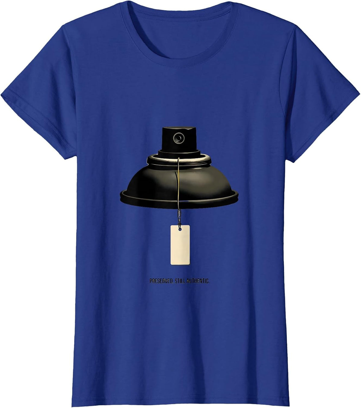 Women's Preserved. Still Authentic. Vintage 90s Hip-Hop Rap T-Shirt - Royal Blue