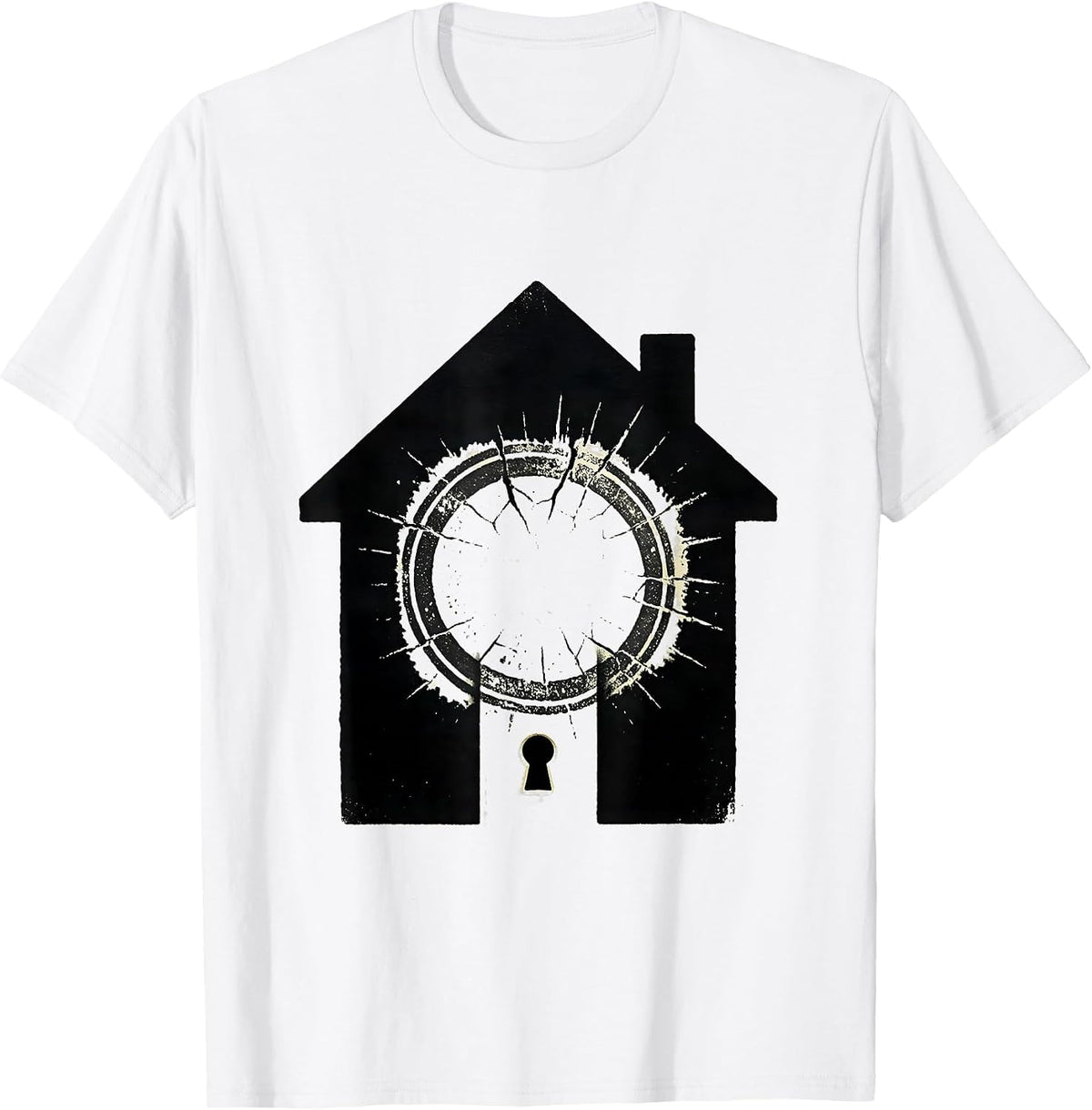 Men's Stamp on Door Realtor Humor Real Estate Agent Gift T-Shirt - White