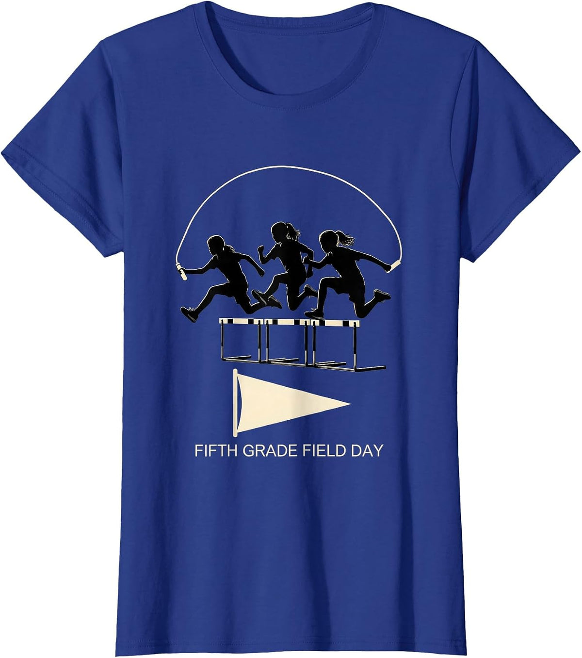 Women's Fifth Grade Field Day Team Spirit School Teacher Student T-Shirt - Royal Blue