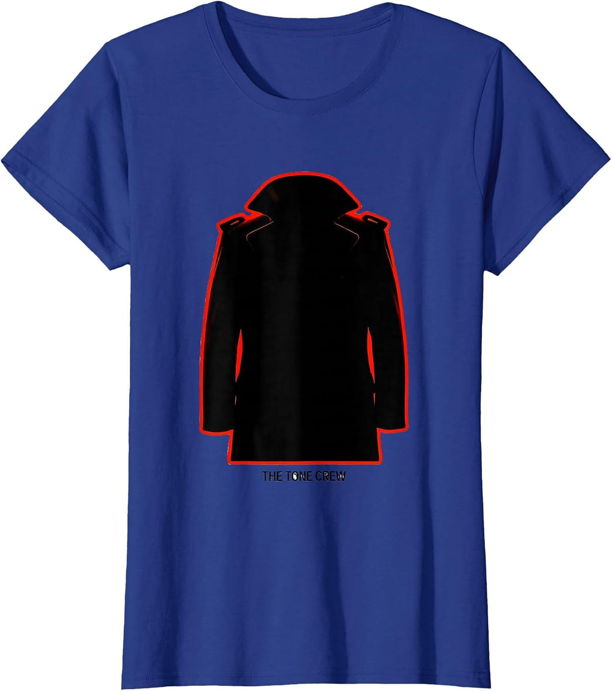Women's THE TONE CREW Firefighter Tribute Crew Gift T-Shirt - Royal Blue