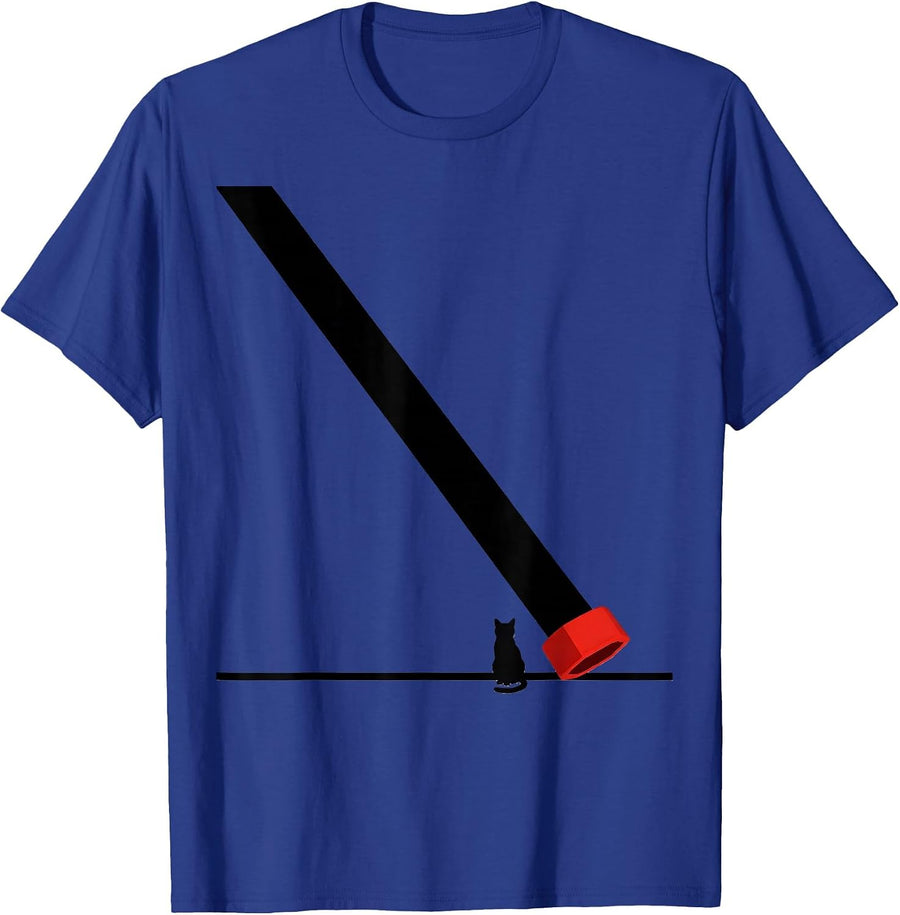 Fire Hose Cat Firefighter Humor Fireman Pride T-Shirt - Royal Blue
