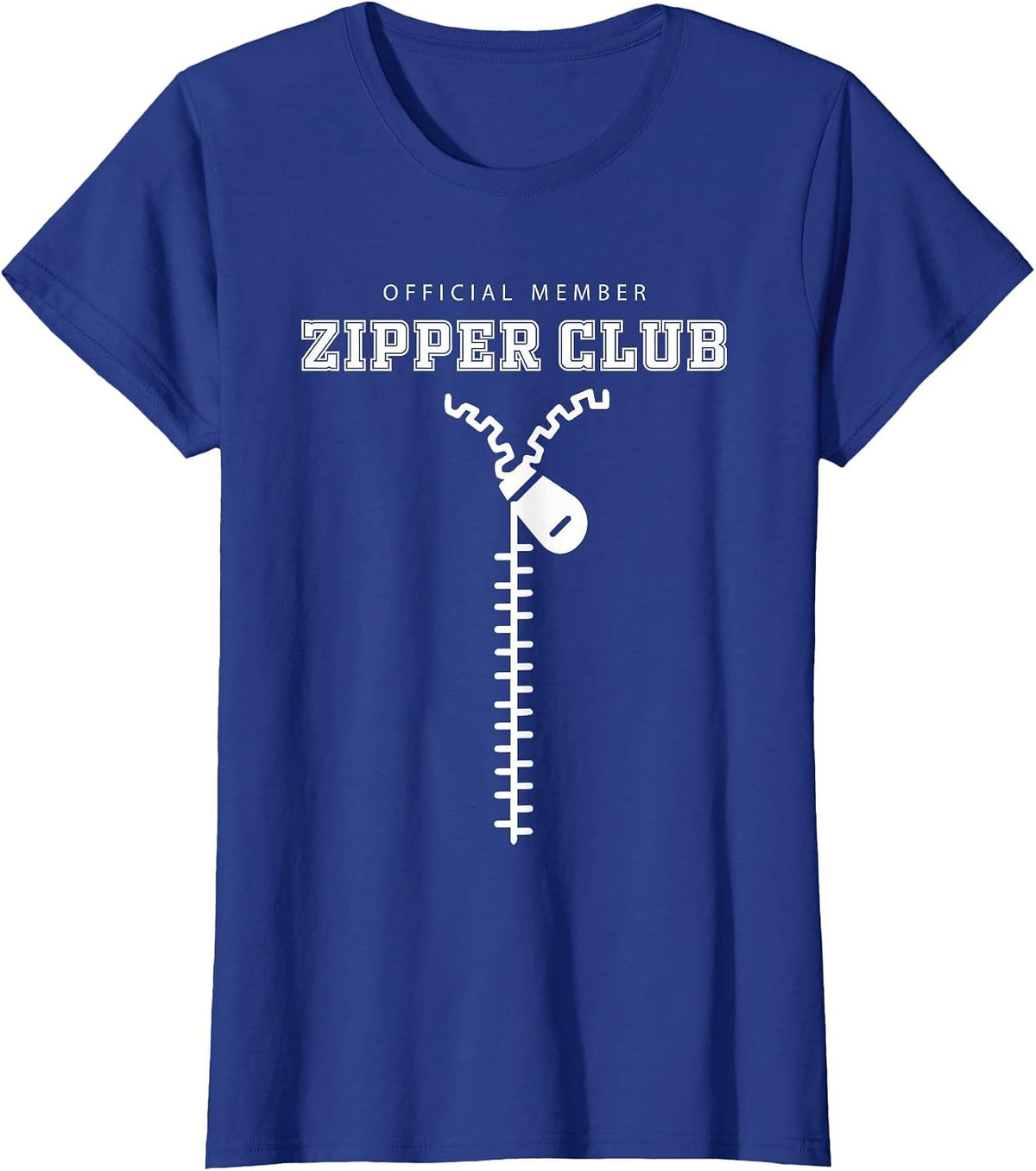 Official Member Zipper Club Heart Surgery T-Shirt - Royal Blue
